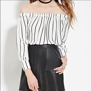 Off the shoulder blouse